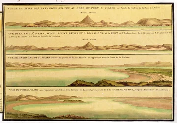Views of the Port of San Julian, Patagonia